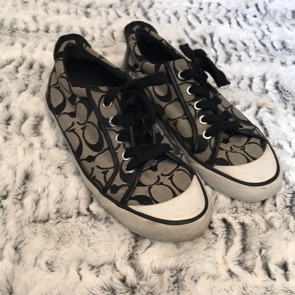 Coach Shoes - Black and grey Coach Sneakers